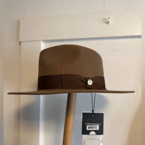 COPY - Two Roads CORKTOWN FEDORA HAT – BROWN size XL 61 - Picture 3 of 12